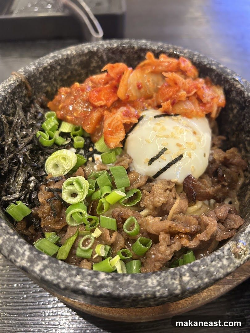 Bibimbap in a Stone Bowl