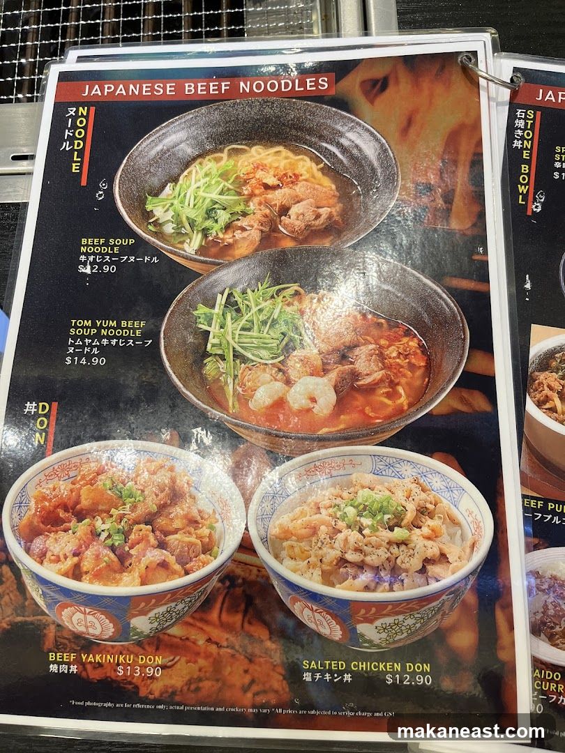 JAPANESE BEEF NOODLES