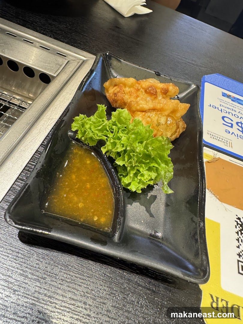 Fried Dumplings with Dipping Sauce