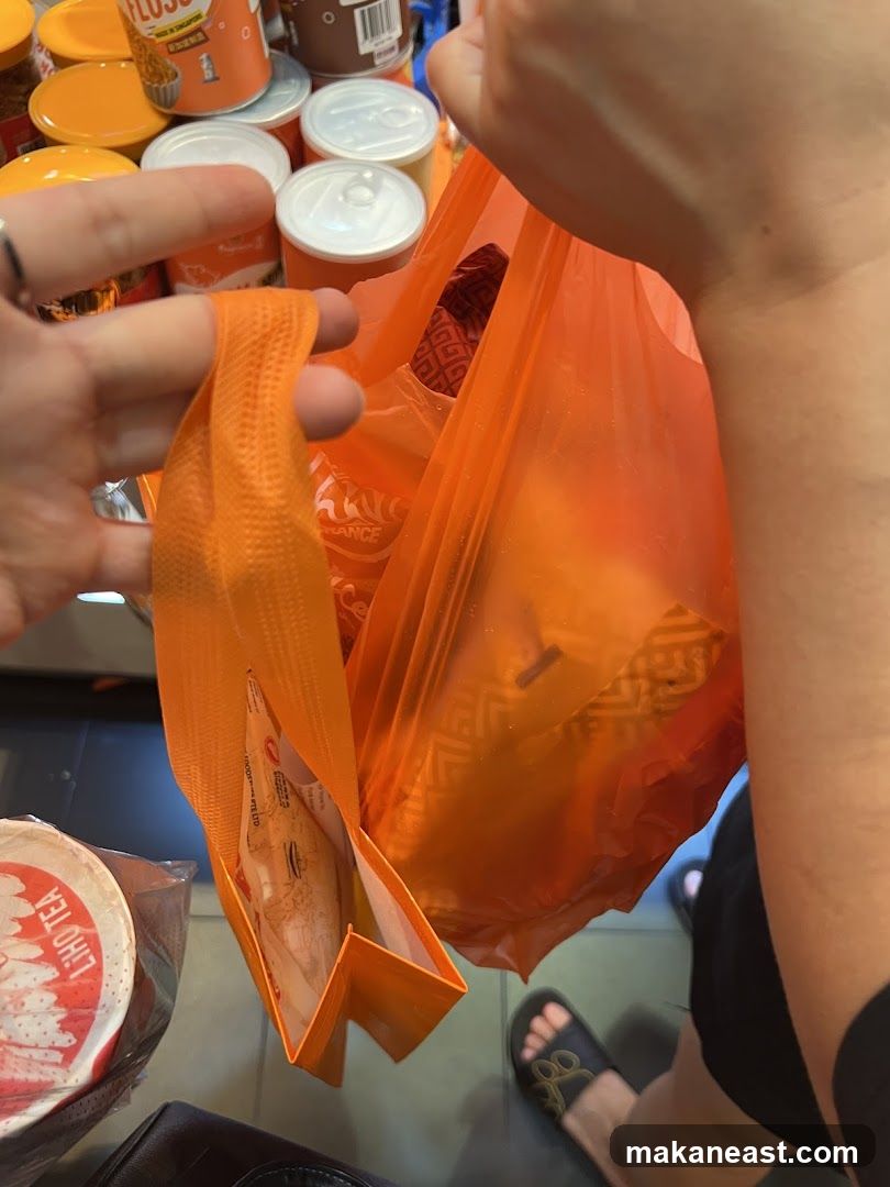 Shopping Bag with Items
