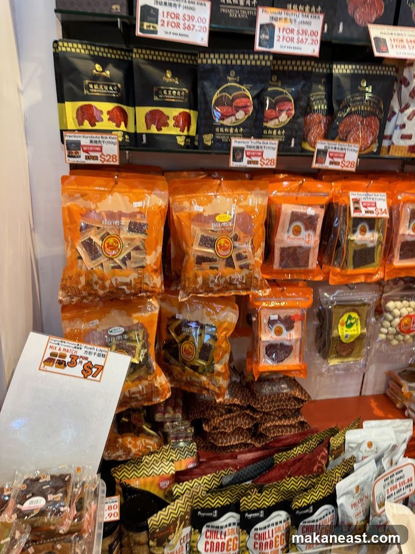 Assortment of Packaged Snacks