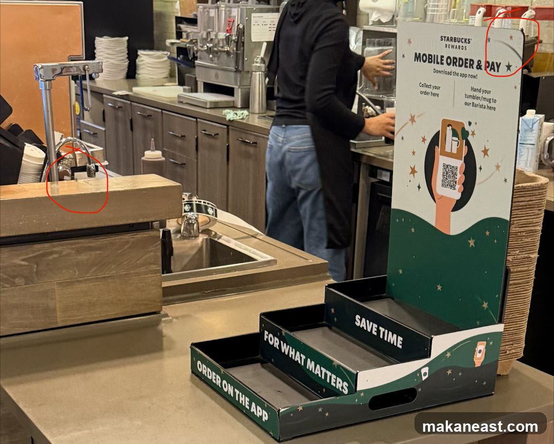 Starbucks Mobile Order & Pay Display