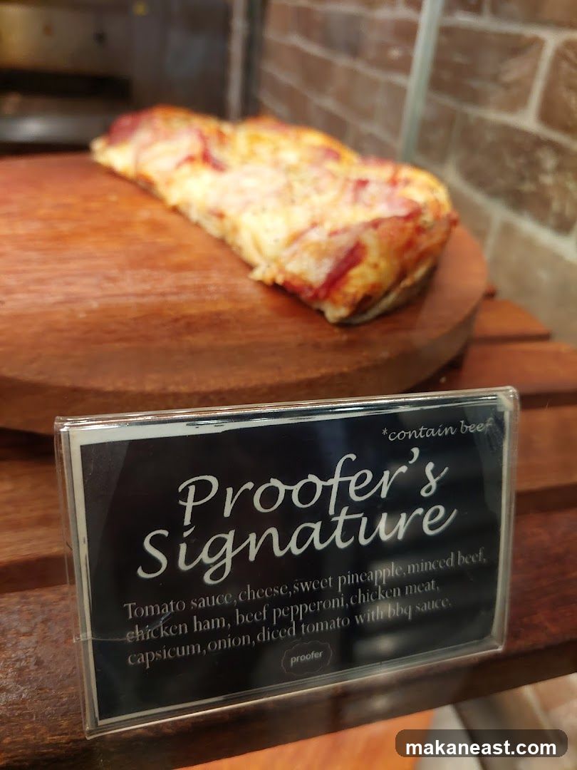 Pizza Slice with Menu Card