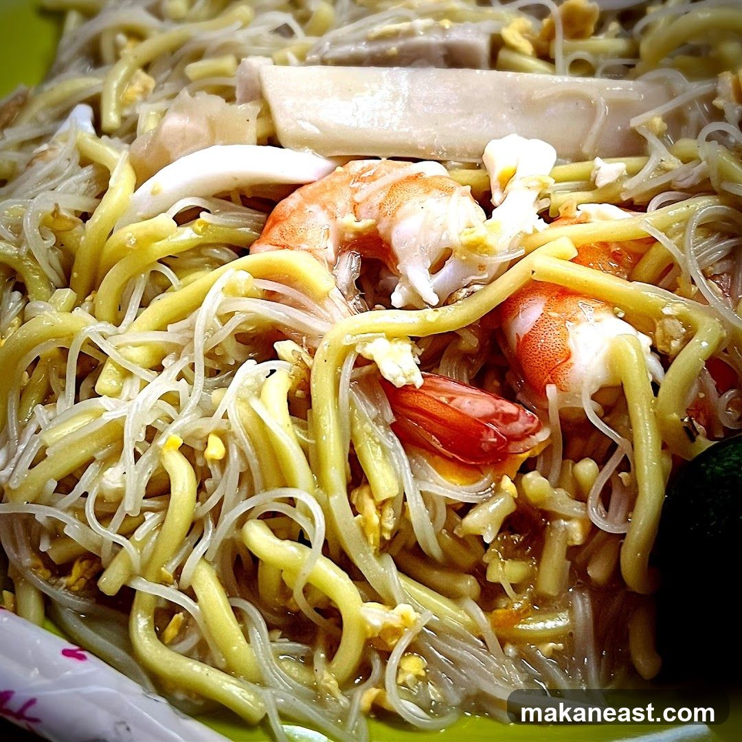 Noodles with Shrimp and Egg