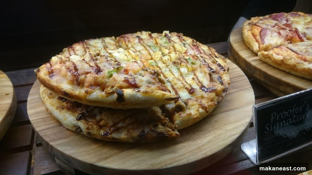 Pizzas on Display