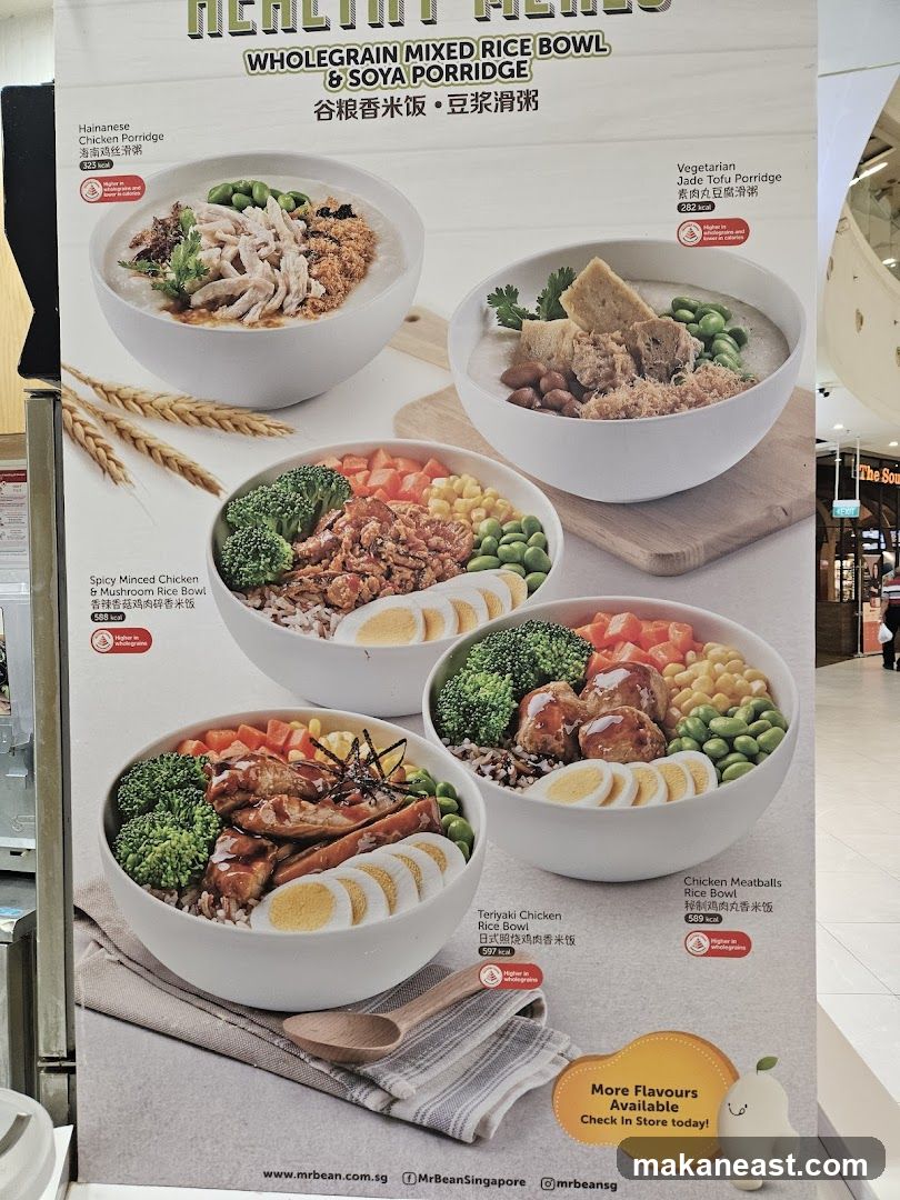 Healthy Meals Menu