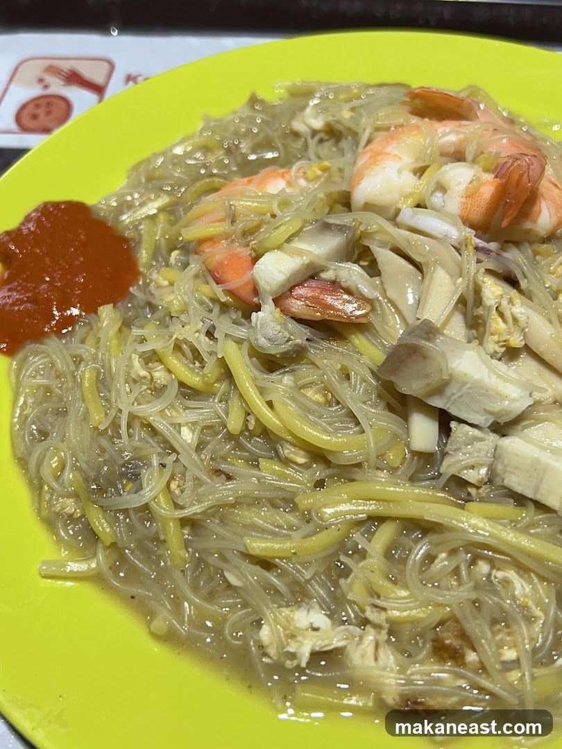 Noodles with Shrimp and Pork