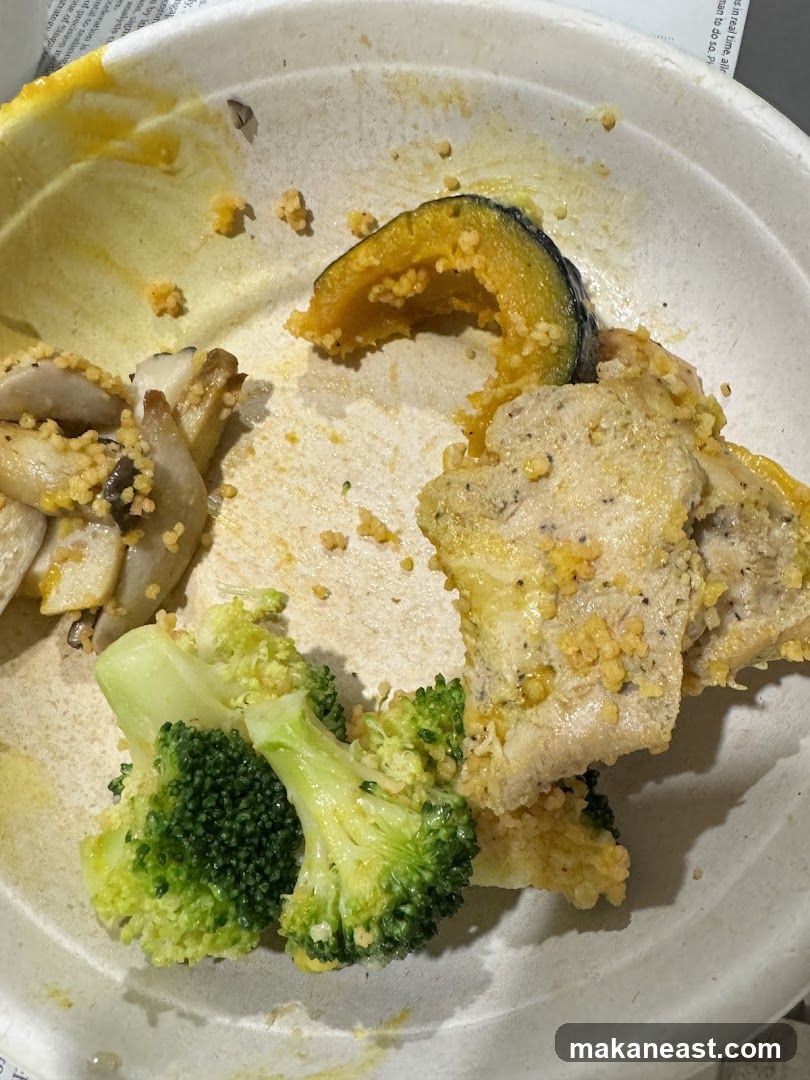 Food in a bowl