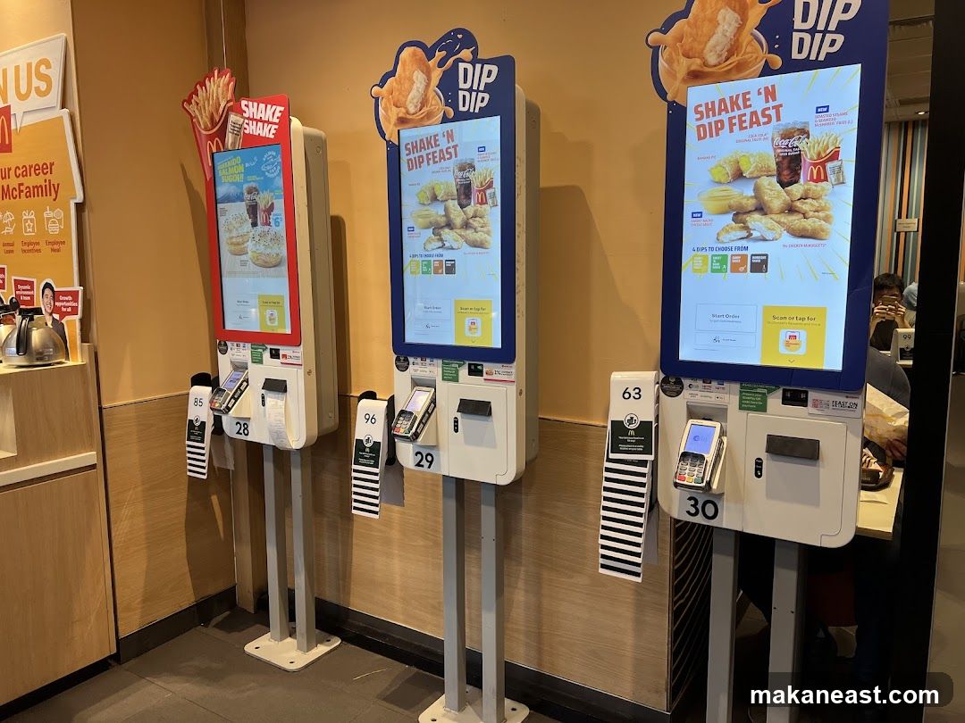 Self-order kiosks