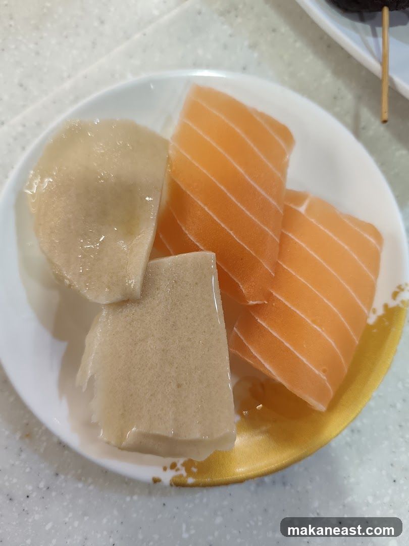 Salmon and Daikon Radish