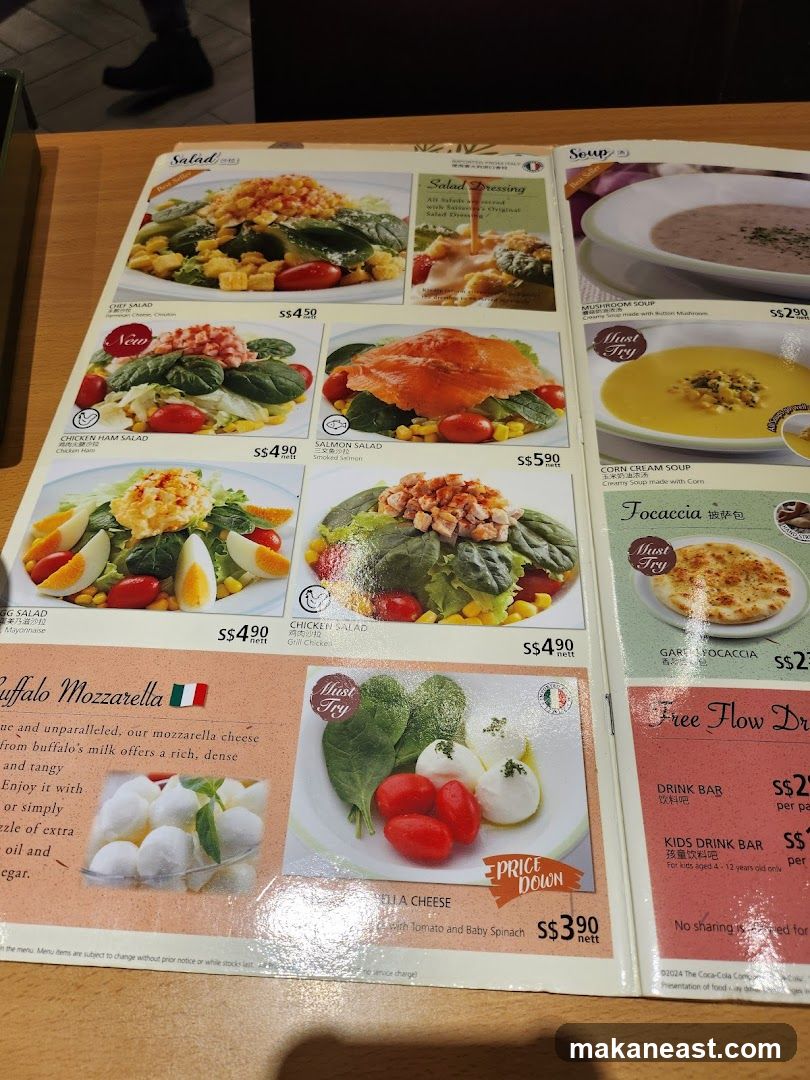 Salad and Soup Menu