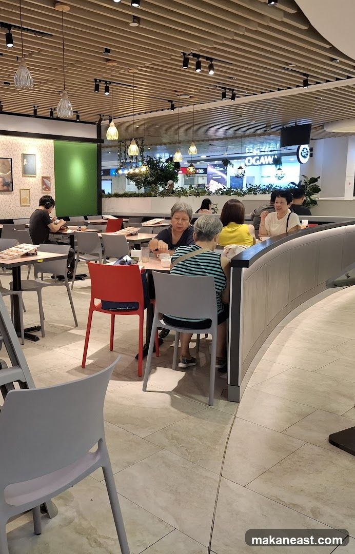 Restaurant Interior with Patrons