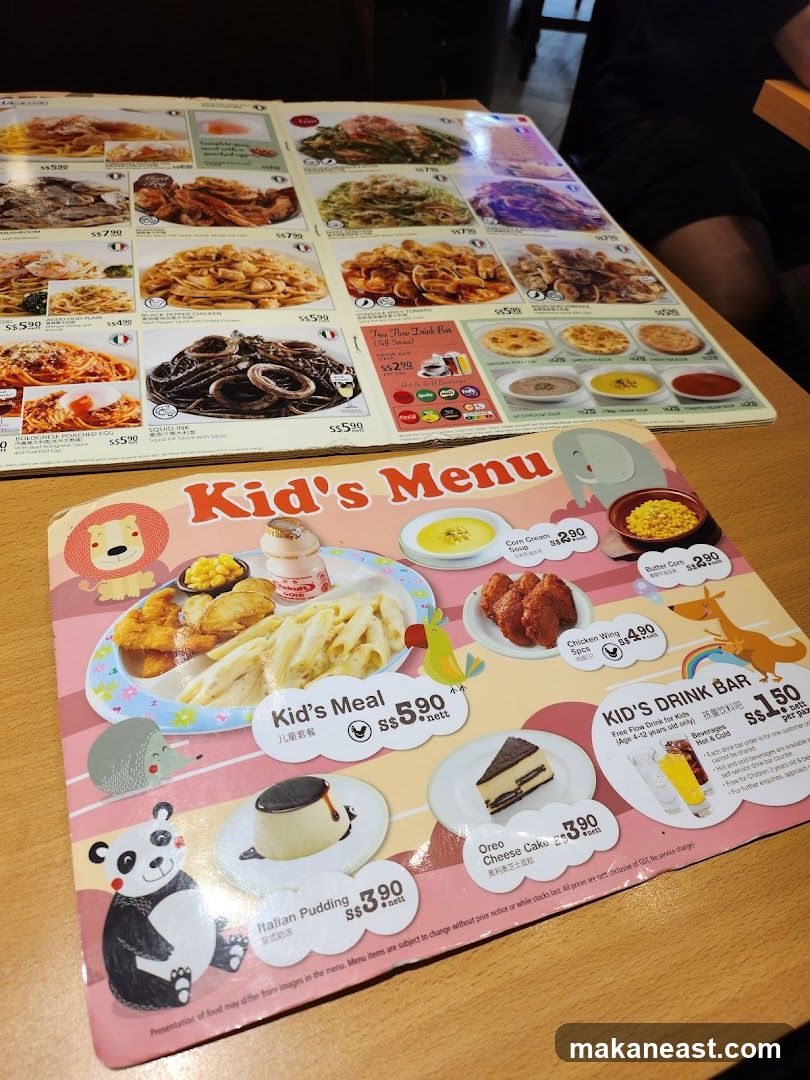 Kid's Menu