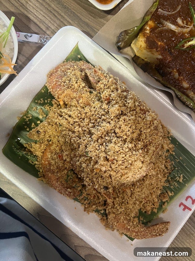 Cereal-Crusted Prawns