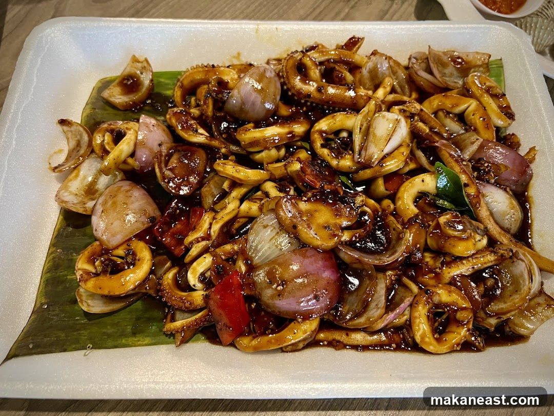 Squid and Onion Stir-fry