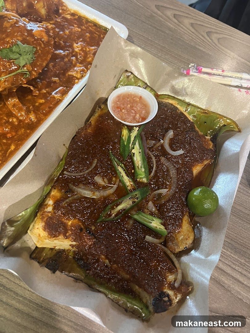 Grilled Fish with Sauce