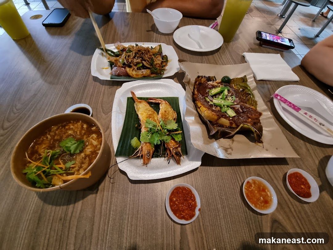 Table with various dishes