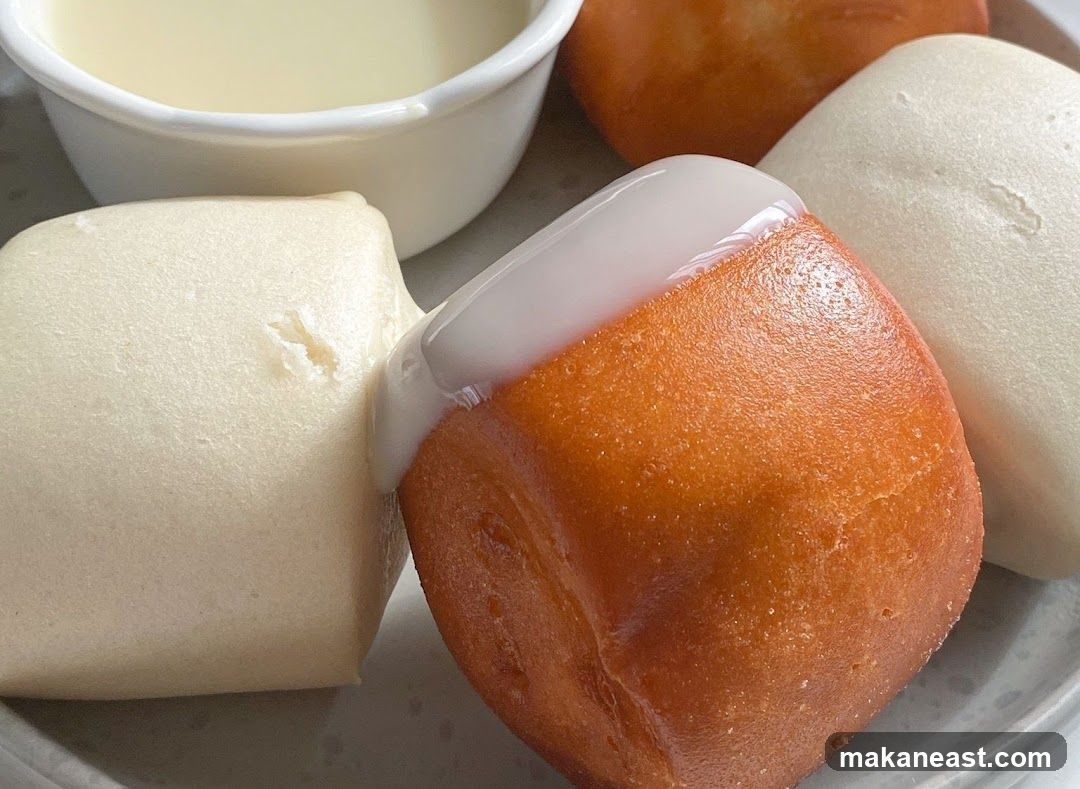 Fried Mantou with Condensed Milk