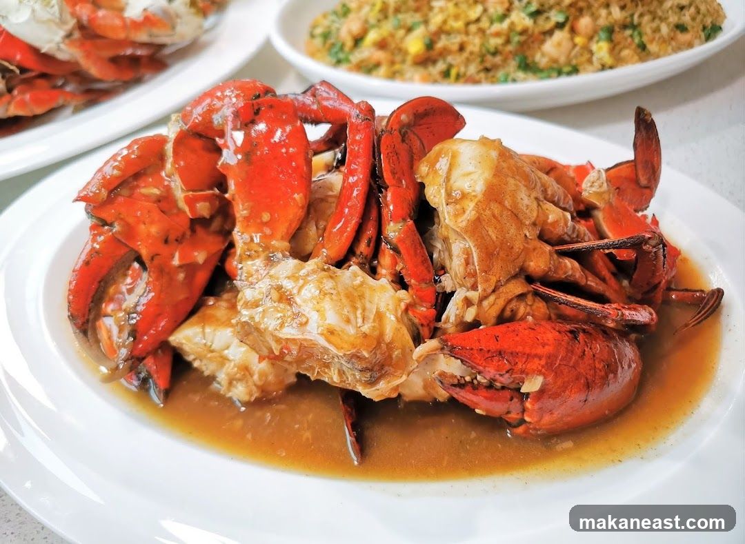 Crab dish with sauce