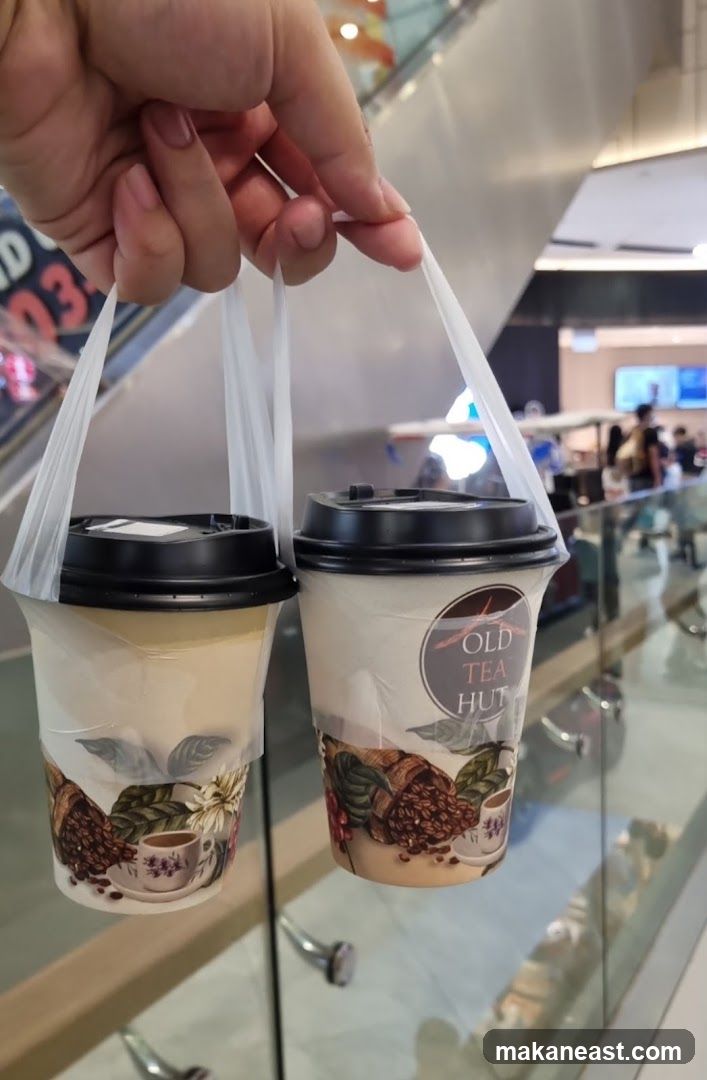 Two drinks from Old Tea Hut