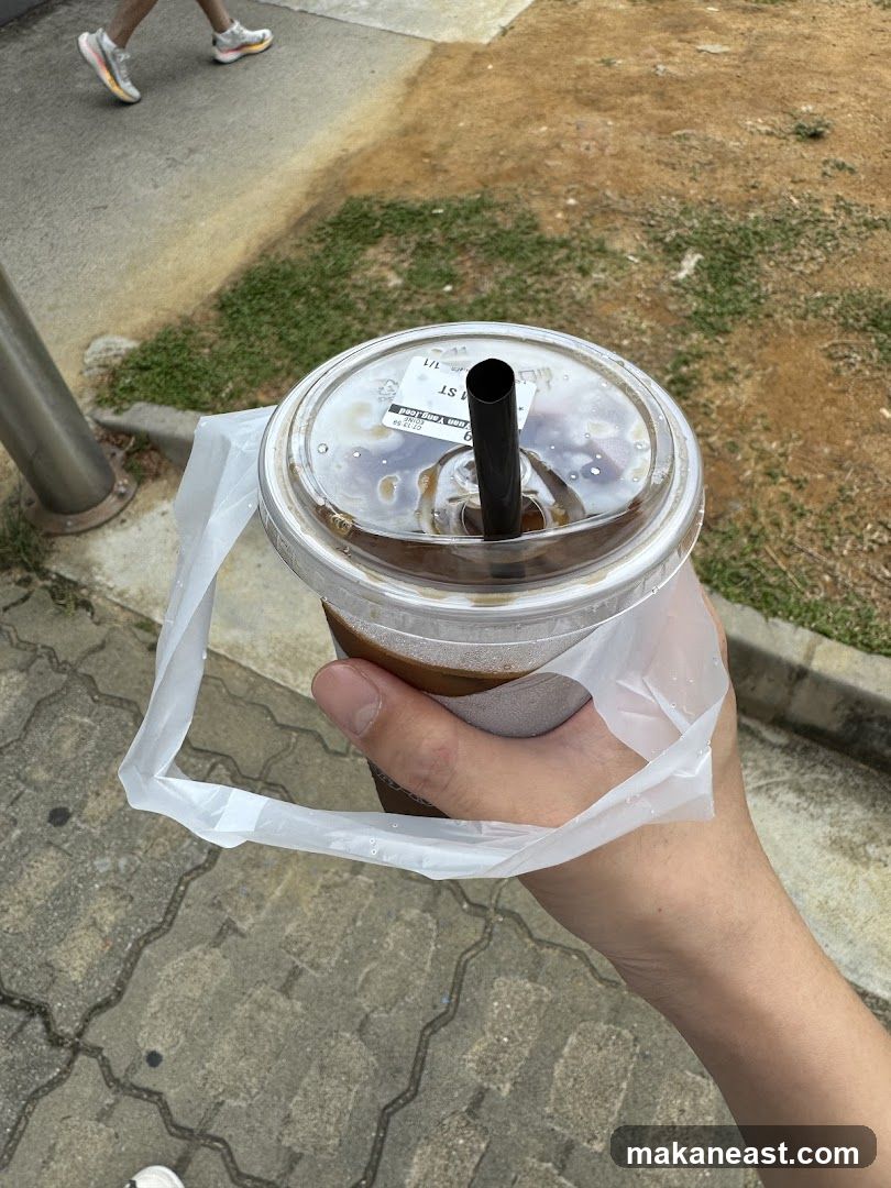 Iced Coffee in Plastic Bag