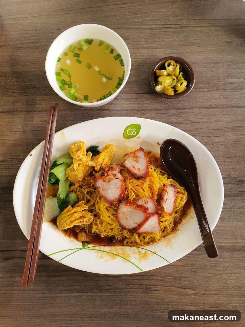 Noodles with Char Siu and Wontons