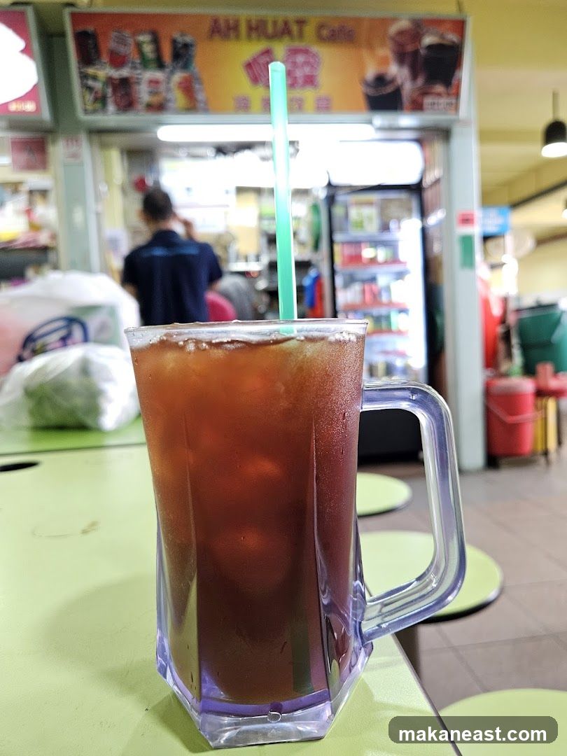 Iced Tea at AH HUAT Cafe