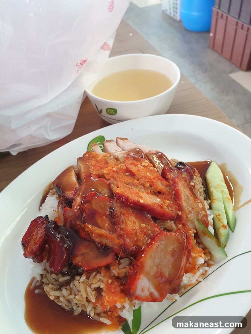 Char Siu Rice with Soup