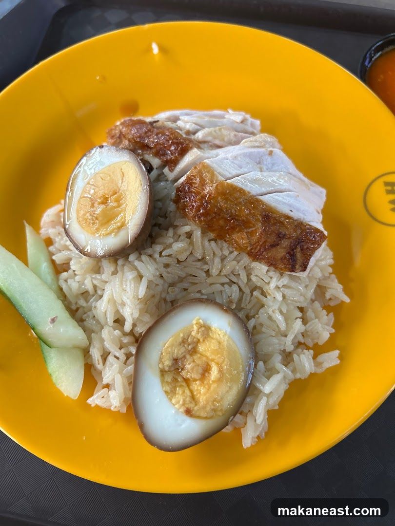 Chicken Rice with Egg