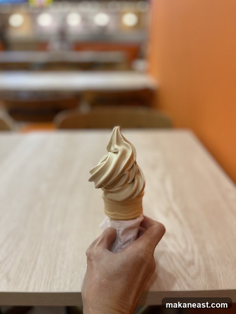 Soft Serve Ice Cream Cone