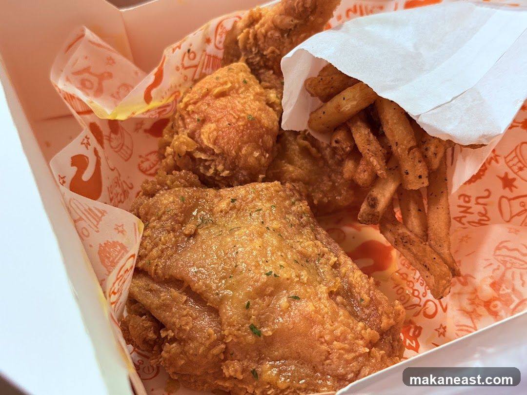 Fried Chicken and Fries