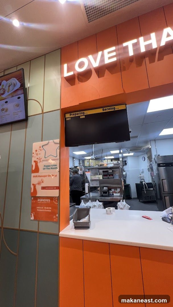 Popeyes Restaurant Interior