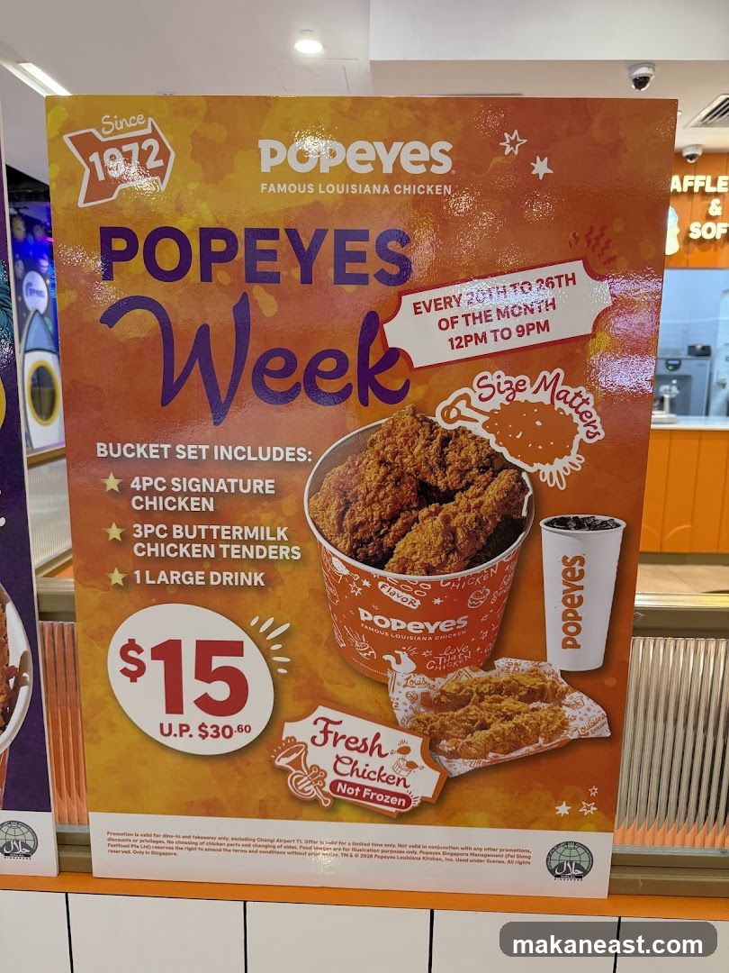 Popeyes Week Promotion