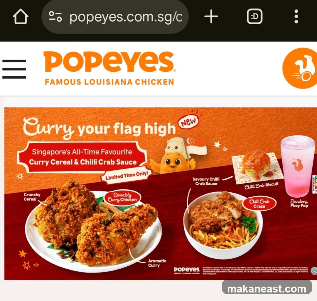 Popeyes Singapore Curry Promotion