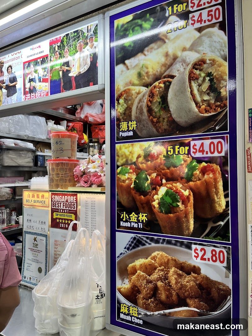 Food Stall Menu