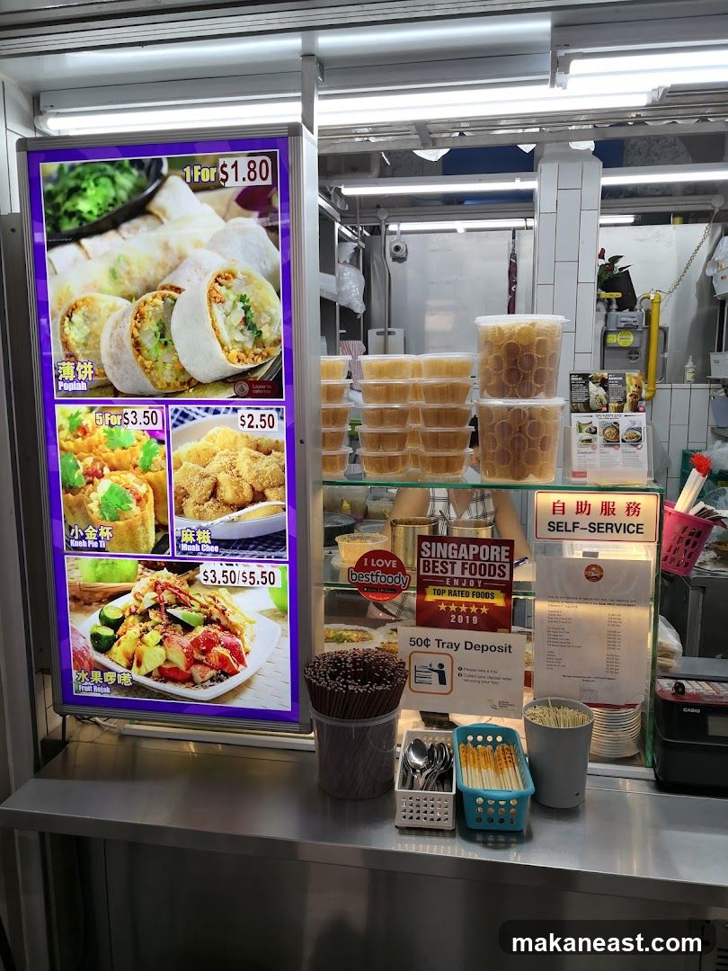 Food stall display