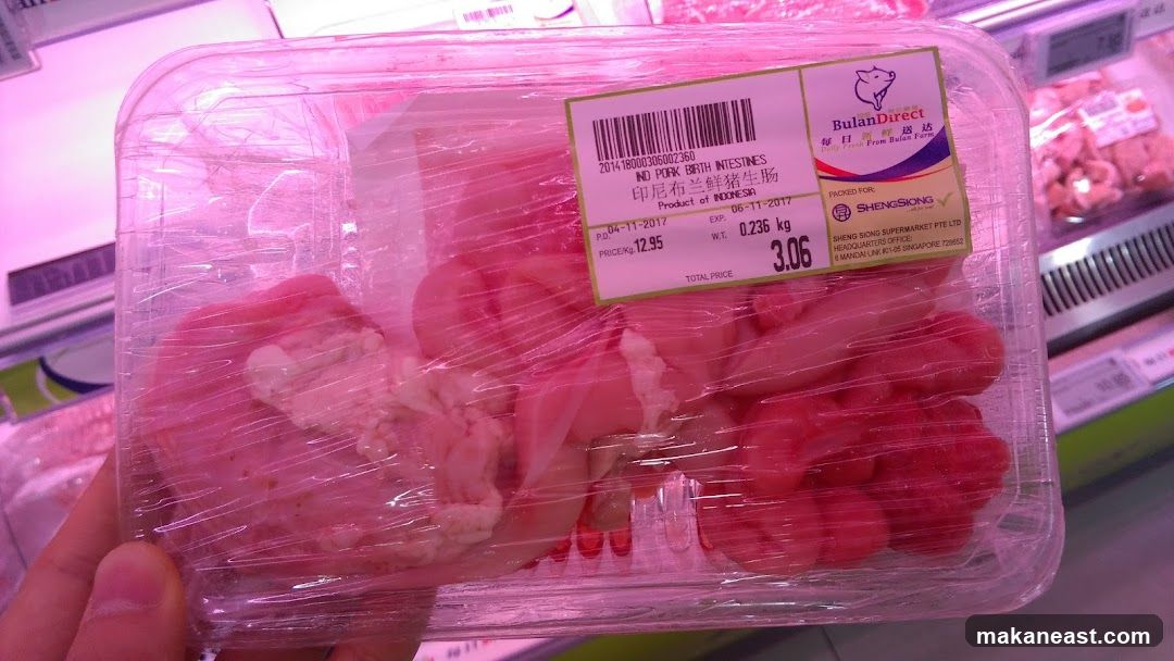 Packaged Pork Intestines