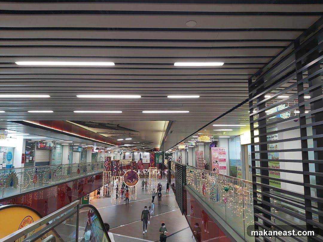 Indoor Shopping Mall with Decorations