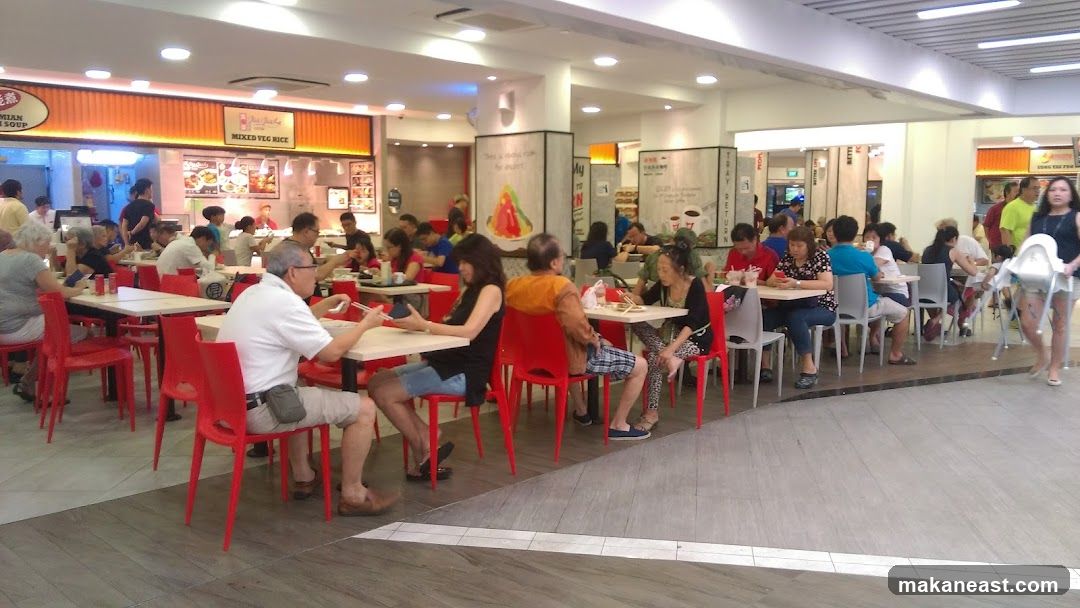 Food court with diners
