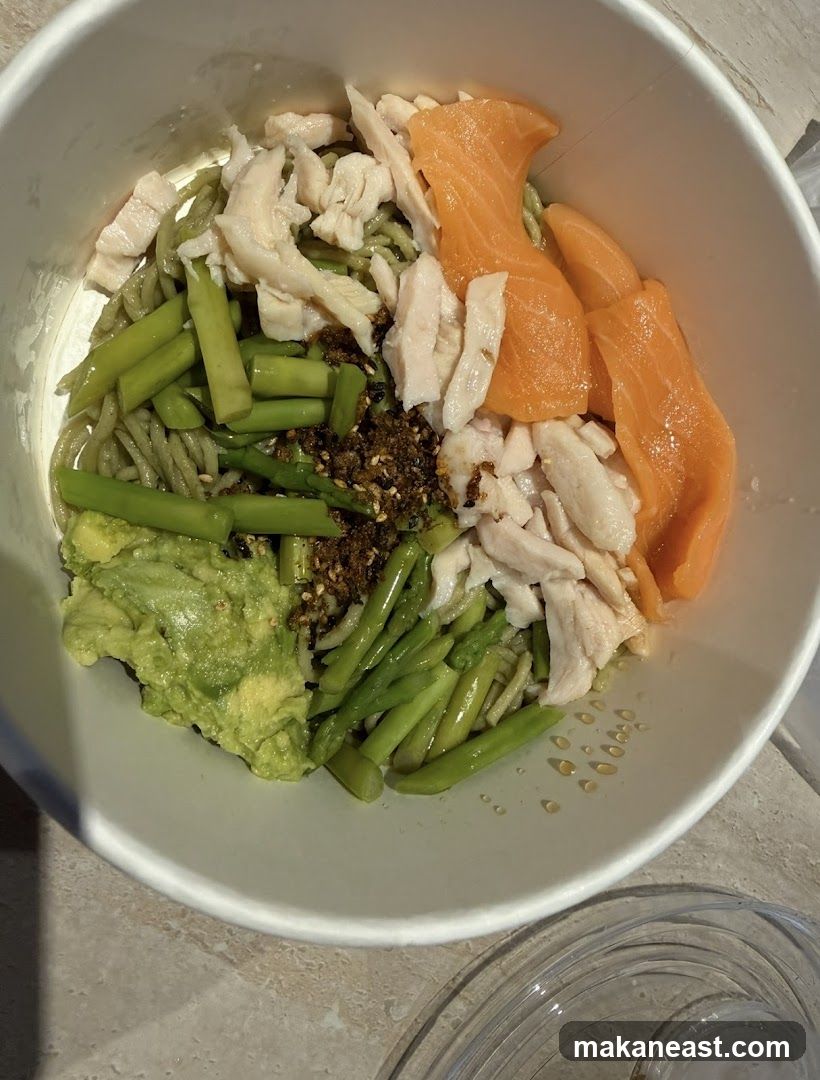 Salmon and Chicken Bowl