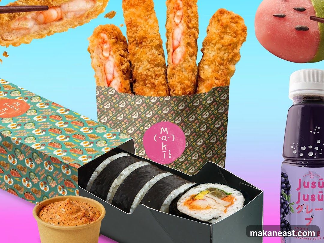 Sushi and Fried Shrimp