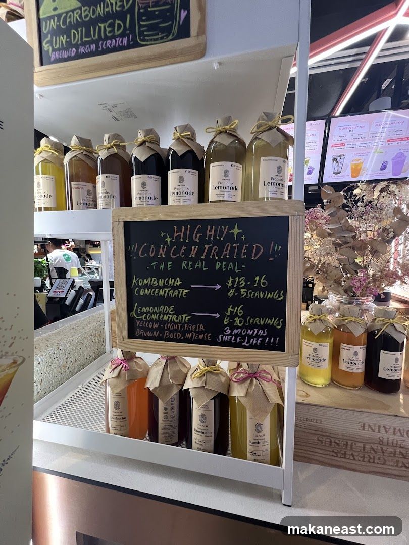 Kombucha and Lemonade Concentrates