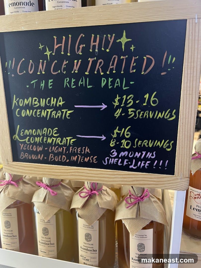 Kombucha and Lemonade Concentrate