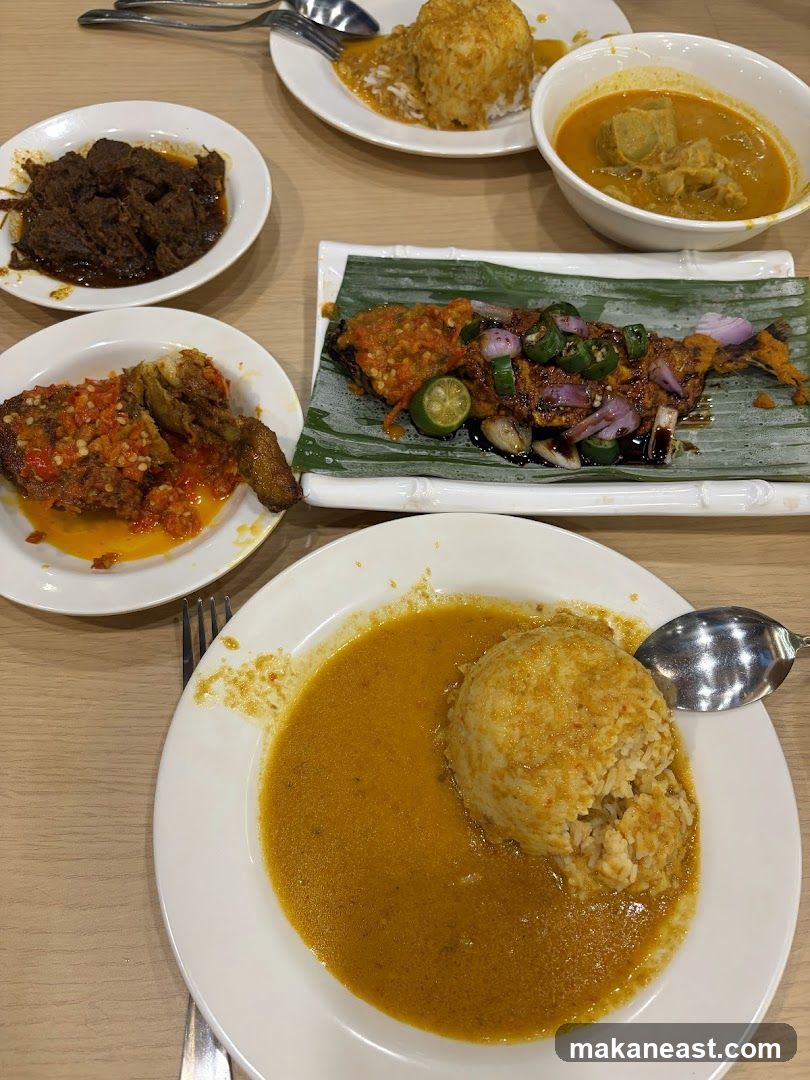 Assortment of Malaysian Dishes