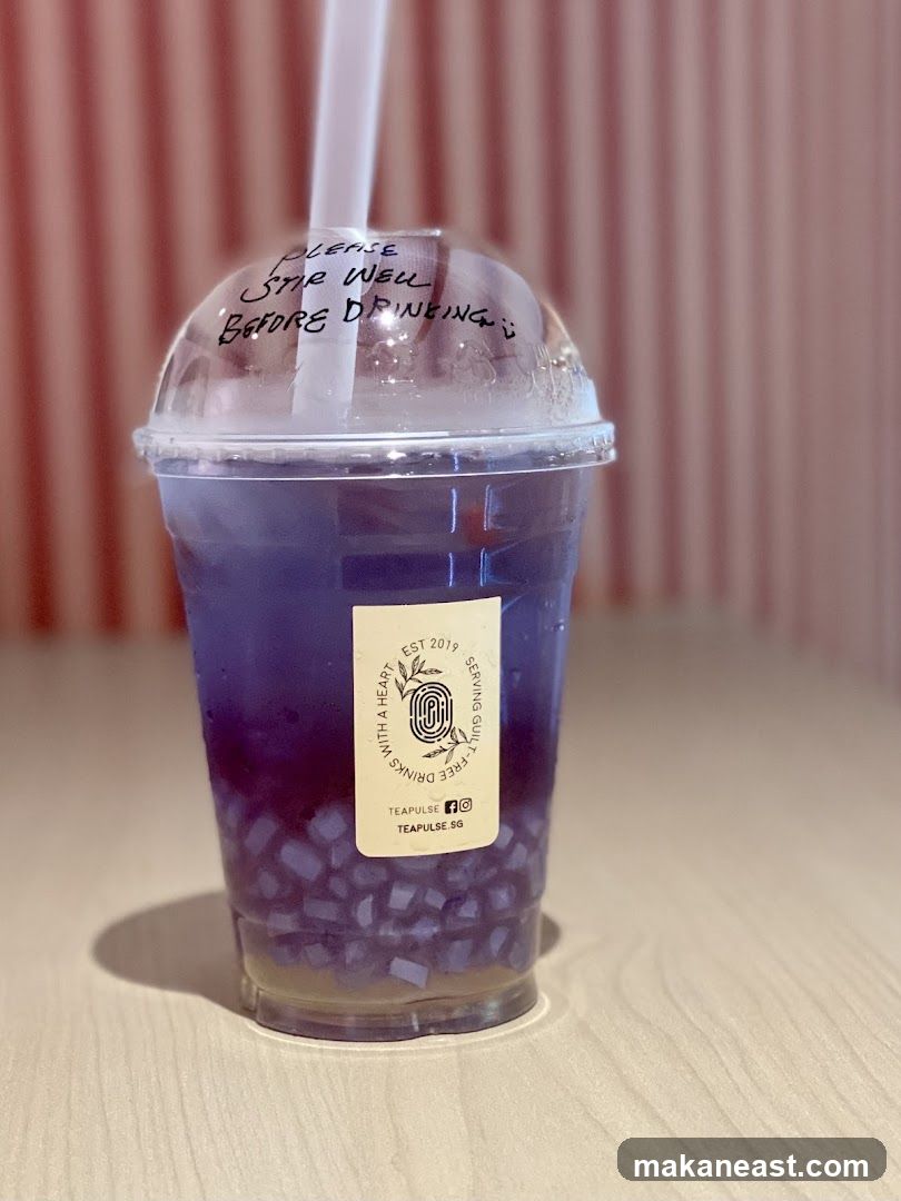 Purple Boba Drink