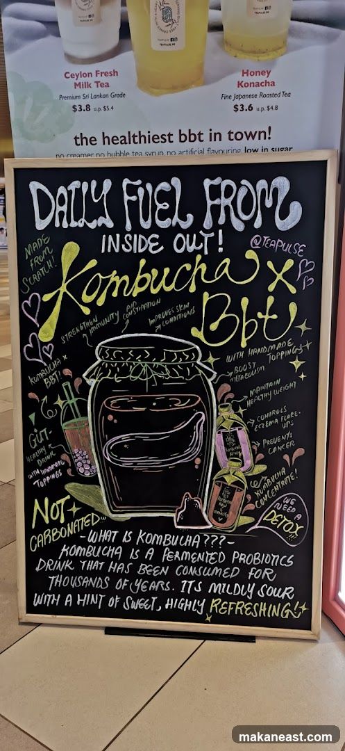 Kombucha BBT Menu
