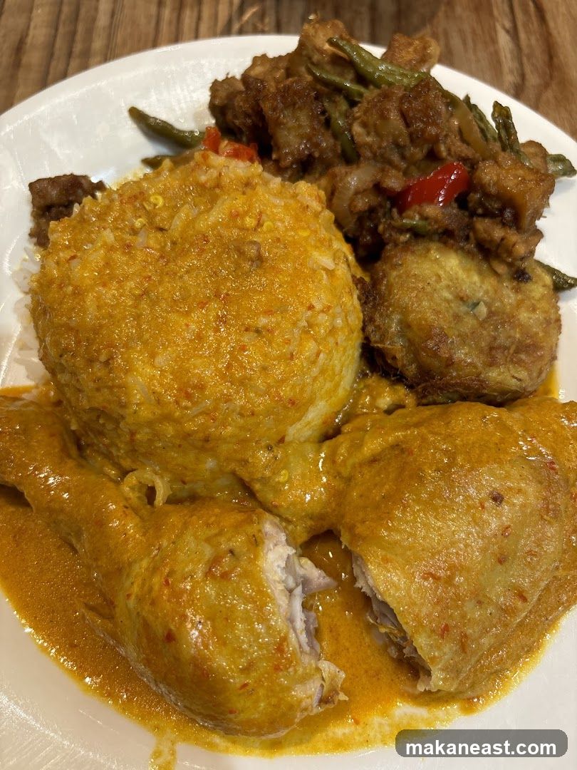 Chicken Curry with Rice and Vegetables
