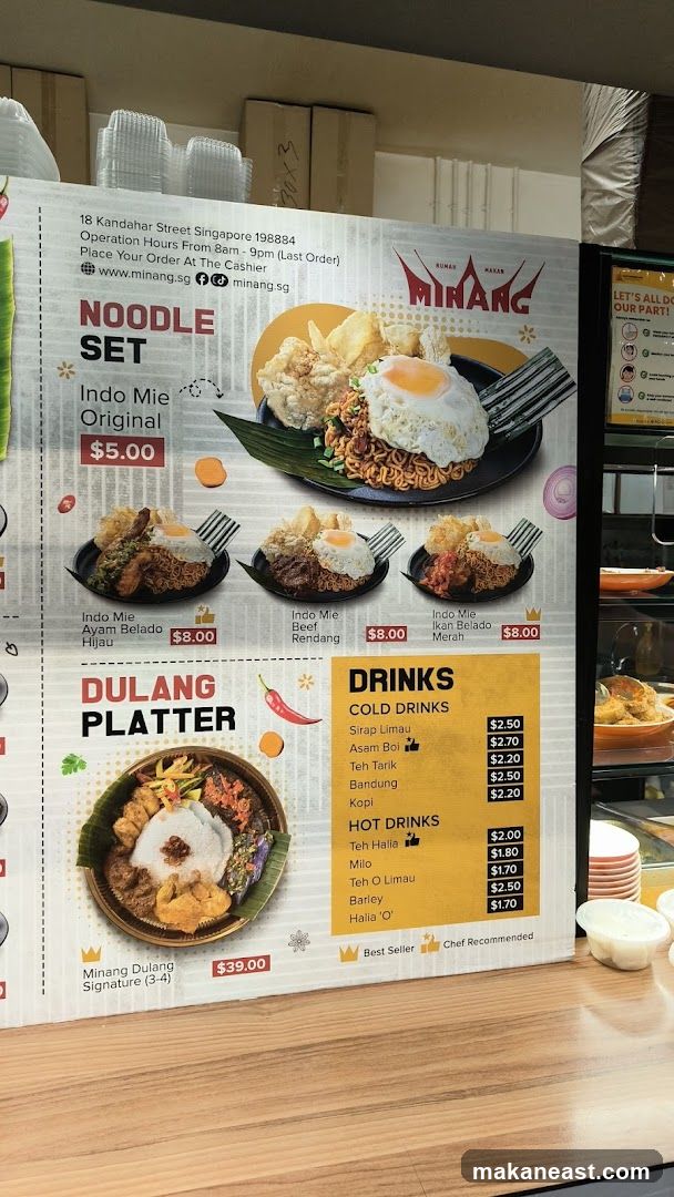 Minang Menu