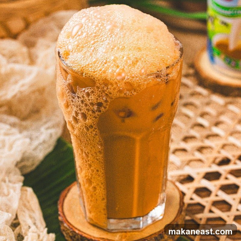 Iced Tea with Foam