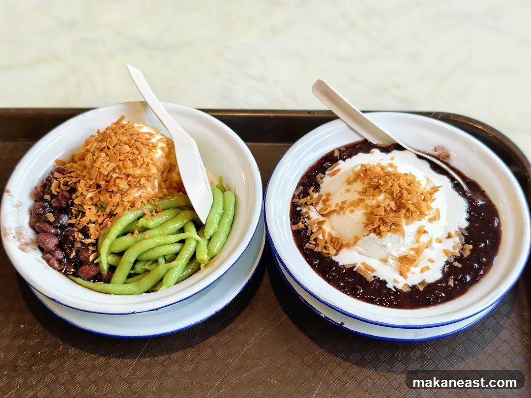 Desserts with Ice Cream